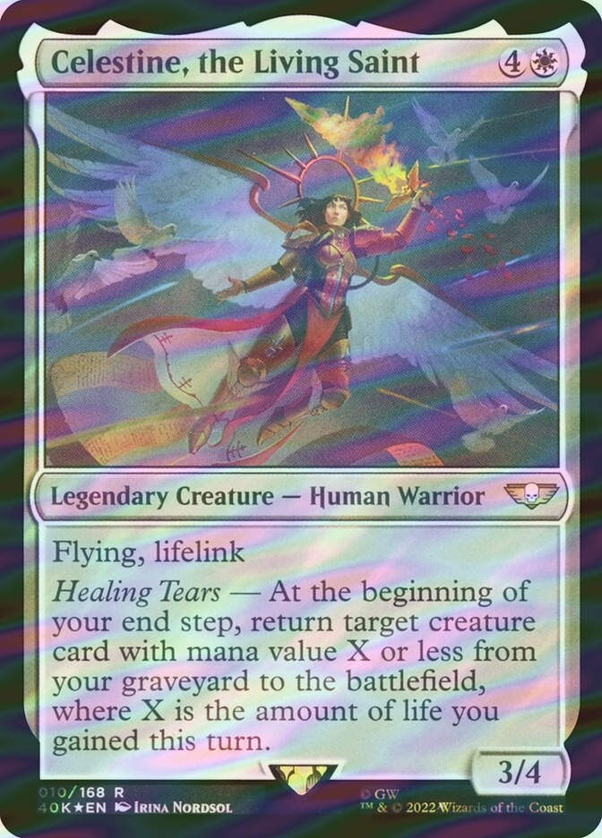 Celestine, the Living Saint (40K) (10★) / Surge Foil