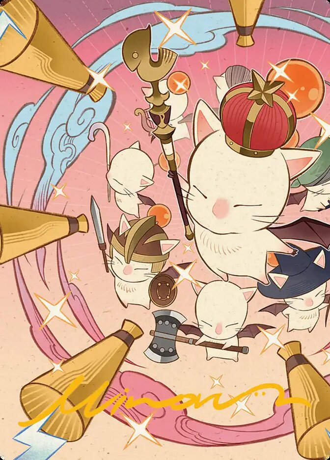 Summon: Good King Mog XII // (AFIN) (41) /  Firmada