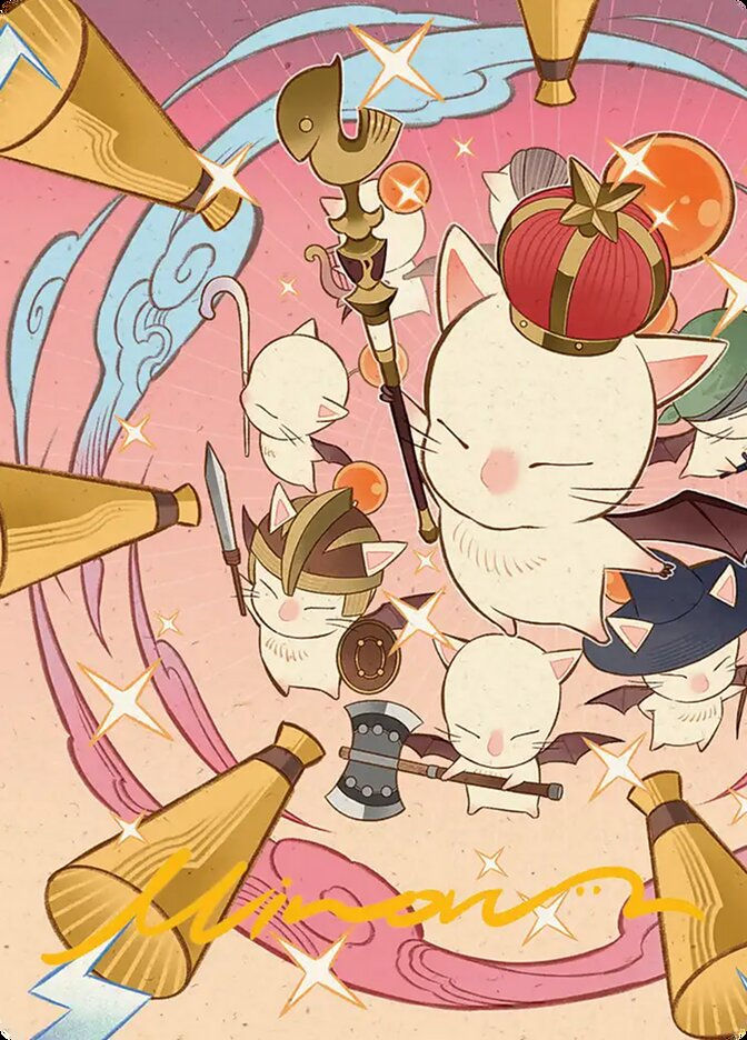Summon: Good King Mog XII // (AFIN) (41) /  Firmada