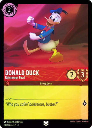 Donald Duck - Boisterous Fowl (LOR_TFC) / Foil