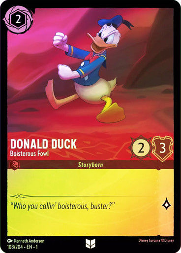 Donald Duck - Boisterous Fowl (LOR_TFC) / Foil