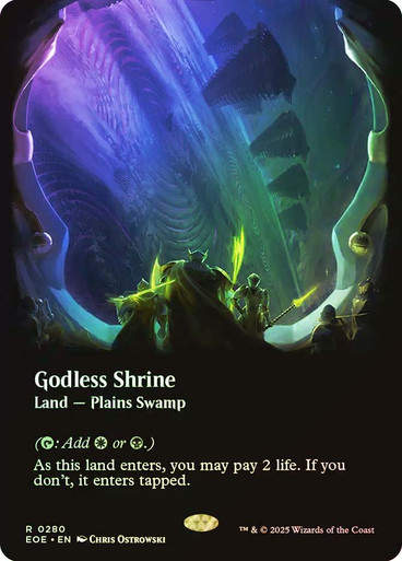 Godless Shrine (EOE) (280) / Borderless Foil