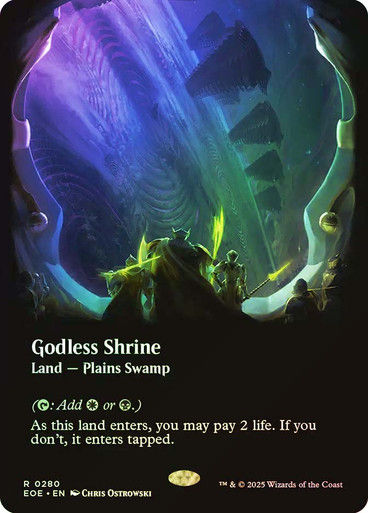 Godless Shrine (EOE) (280) / Borderless Foil