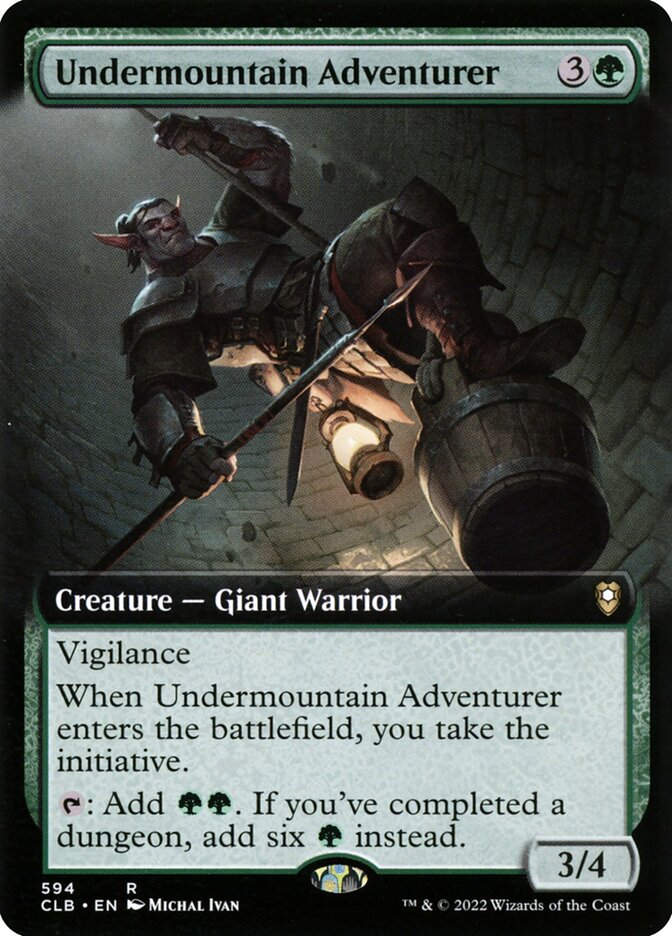 Undermountain Adventurer (CLB) (594) / Extended Art
