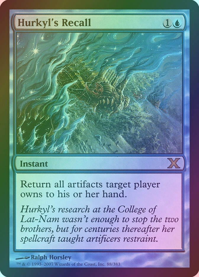 Hurkyl's Recall (10E) (88) / Foil