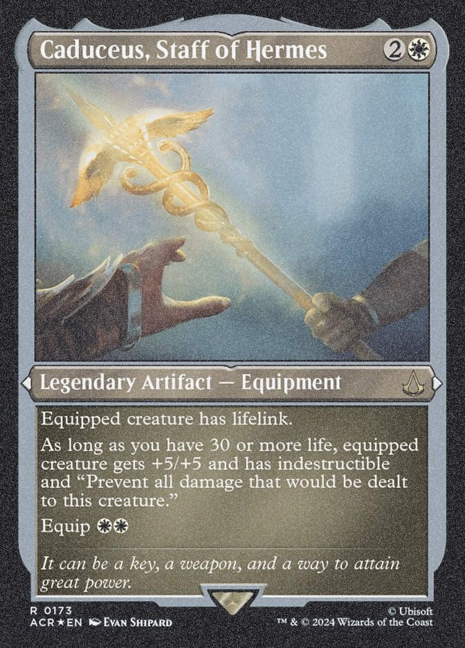 Caduceus, Staff of Hermes (ACR) (173) / Foil Etched