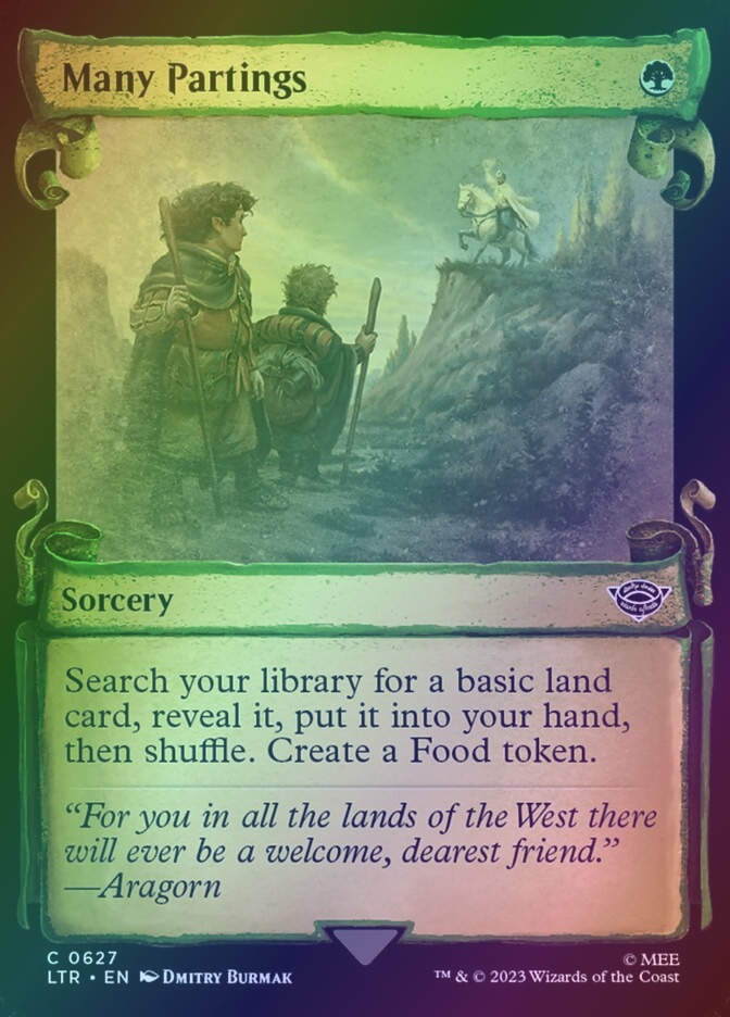 Many Partings (LTR) (627) / Showcase / Foil