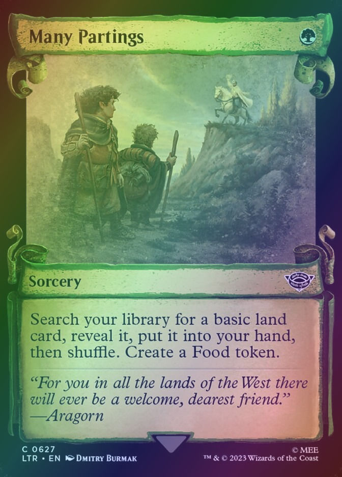 Many Partings (LTR) (627) / Showcase / Foil