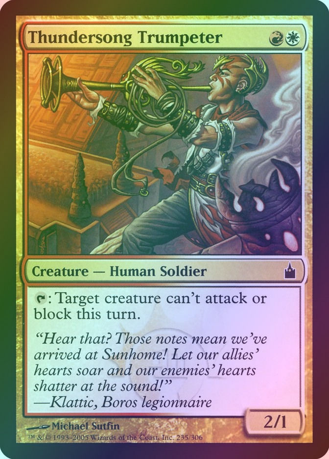 Thundersong Trumpeter (RAV) (235) / Foil