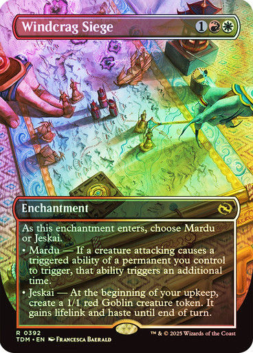 Windcrag Siege (TDM) (392) / Foil / Borderless