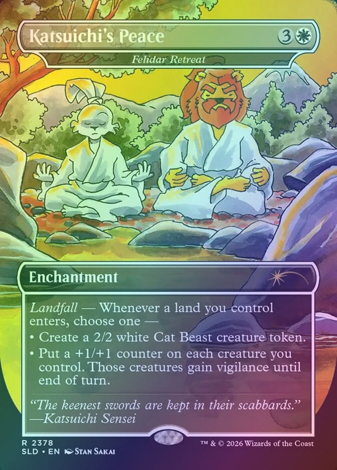 Felidar Retreat (SLD) (2378) / Borderless / Foil