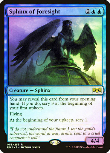 Sphinx of Foresight (RNA) (55) / Foil