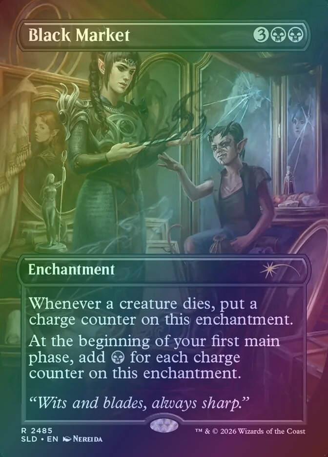 Black Market (SLD) (2485) / Borderless / Foil