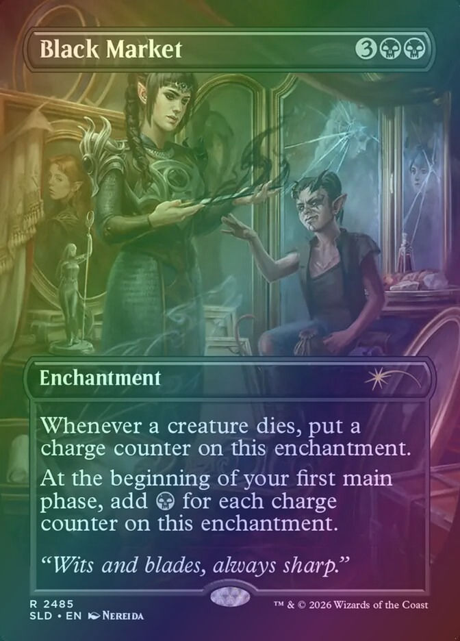Black Market (SLD) (2485) / Borderless / Foil