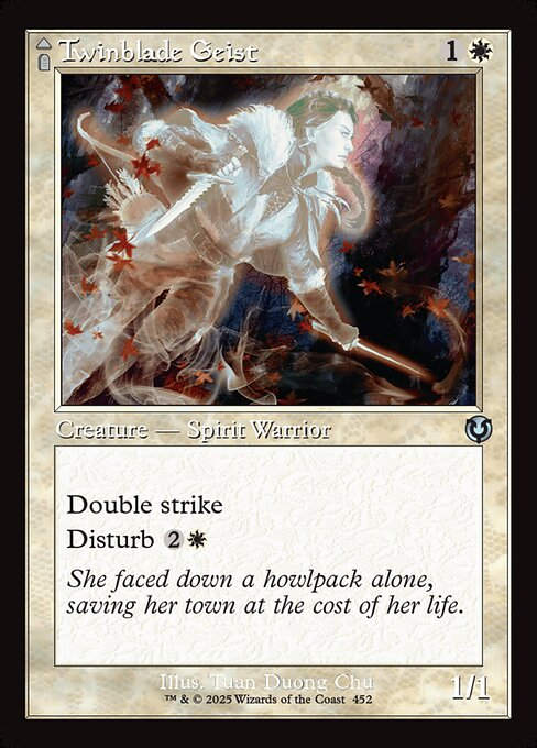 Twinblade Geist // Twinblade Invocation (INR) (452) / Retro Frame
