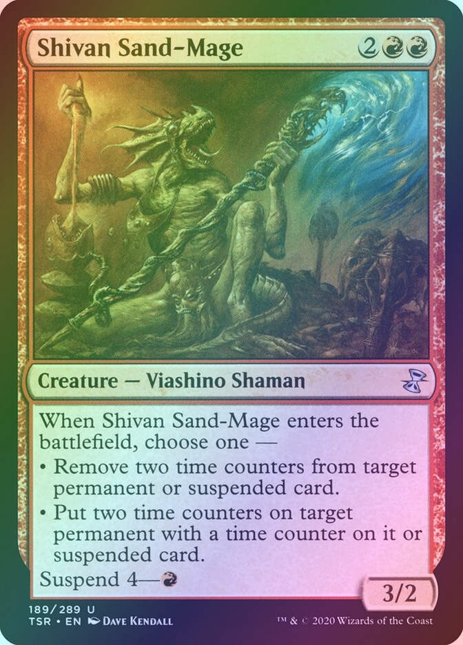 Shivan Sand-Mage (TSR) (189) / Foil