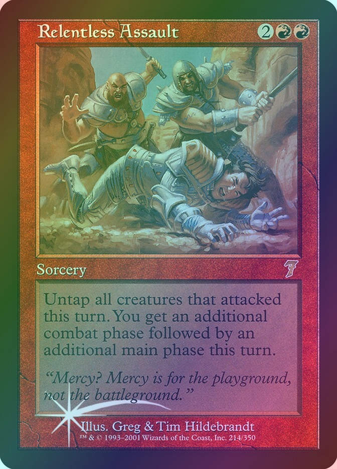 Relentless Assault (7ED) (214★) / Foil