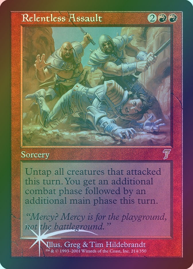 Relentless Assault (7ED) (214★) / Foil