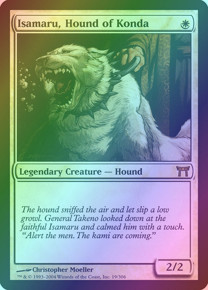 Isamaru, Hound of Konda (CHK) (19) / Foil