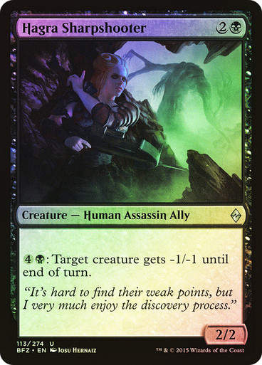 Hagra Sharpshooter (BFZ) (113) / Foil