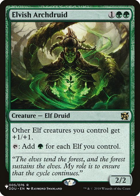 Elvish Archdruid (PLST) (DDU-5)