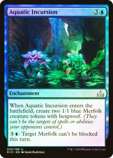 Aquatic Incursion (RIX) (32) / Foil