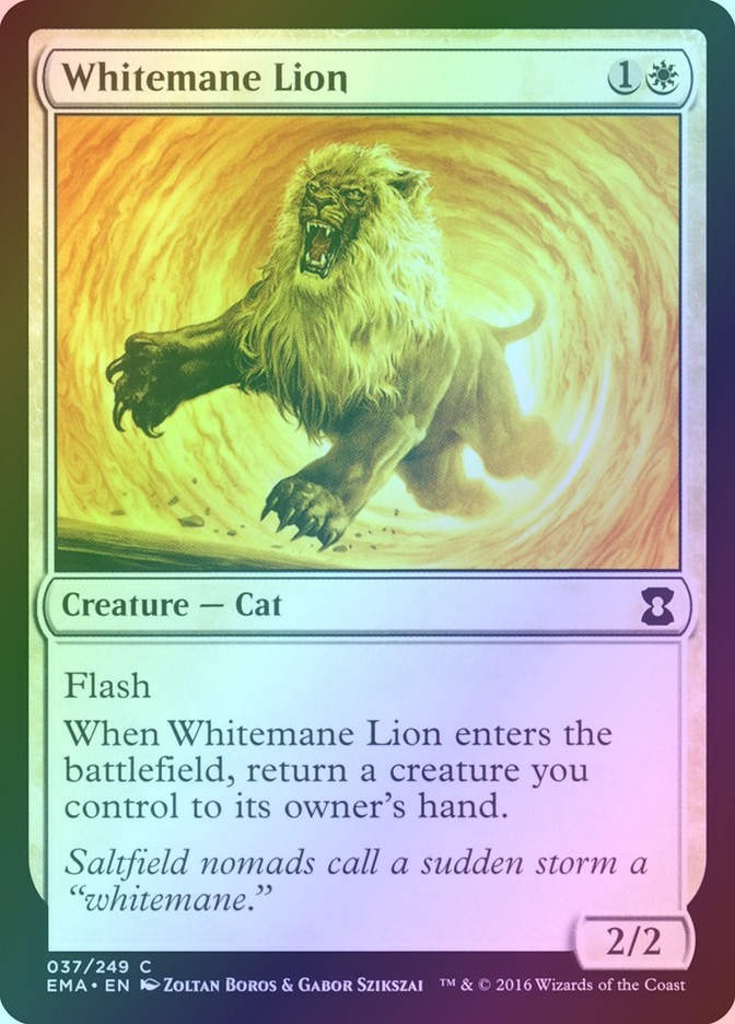Whitemane Lion (EMA) (37) / Foil