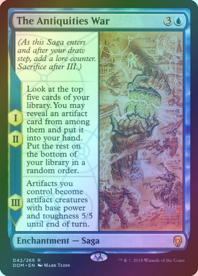 The Antiquities War (PDOM) (42p) / Foil