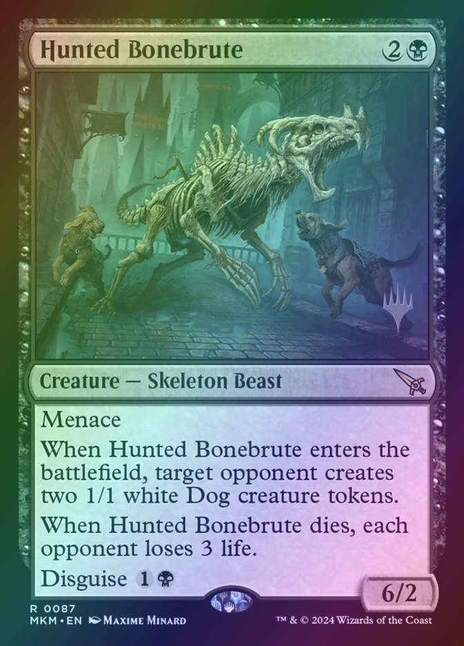 Hunted Bonebrute (PMKM) (87p) / Foil
