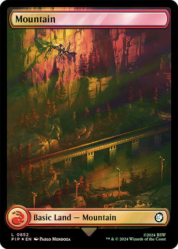 Mountain (pip) (852) / Surge Foil