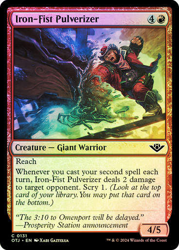 Iron-Fist Pulverizer (otj) (131) / Foil