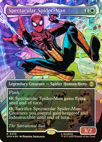 Spectacular Spider-Man (SPM) (239) / Borderless / Foil | MTG Wolf