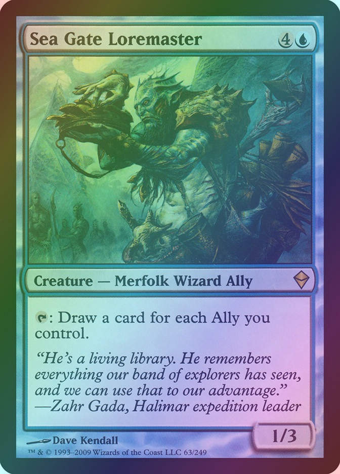 Sea Gate Loremaster (ZEN) (63) / Foil