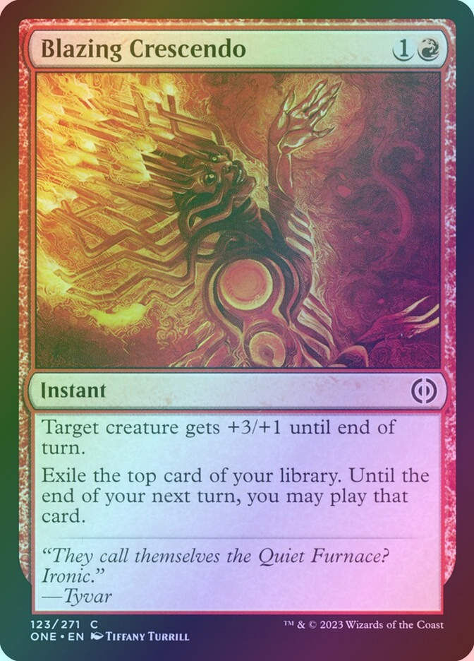 Blazing Crescendo (ONE) (123) / Foil