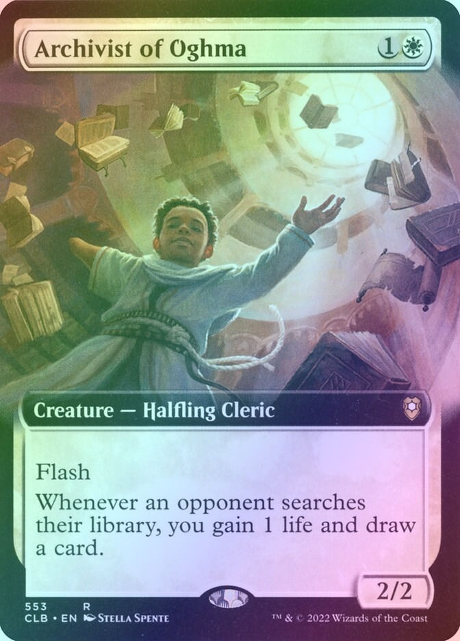 Archivist of Oghma (CLB) (553) / Extended Art / Foil