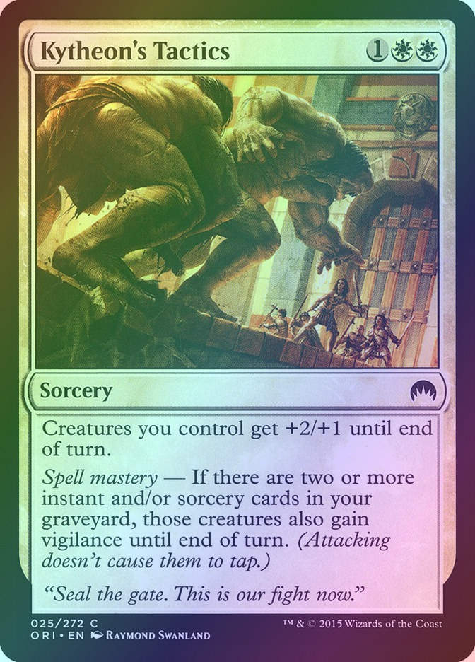 Kytheon's Tactics (ORI) (25) / Foil