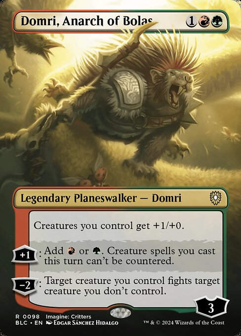 Domri, Anarch of Bolas (blc) (98) / Borderless
