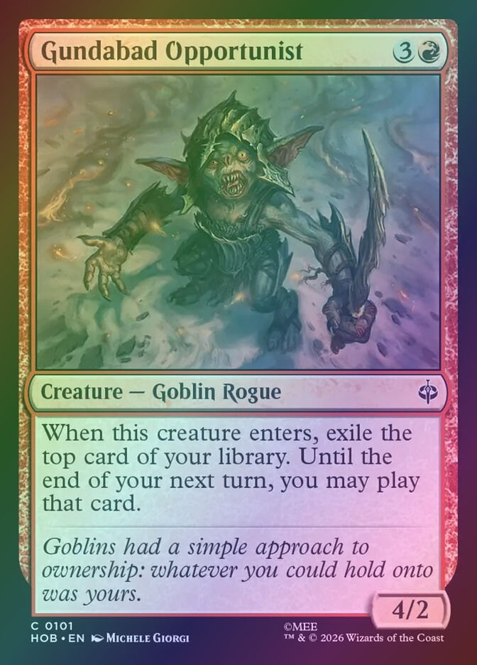 Gundabad Opportunist (HOB) (101) / Foil