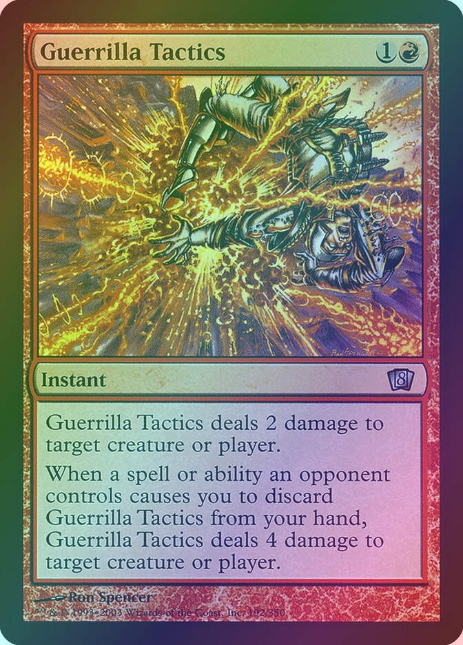 Guerrilla Tactics (8ED) (192★) / Foil