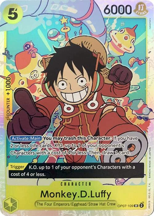 Monkey.D.Luffy (109) (OP07-109) / Foil