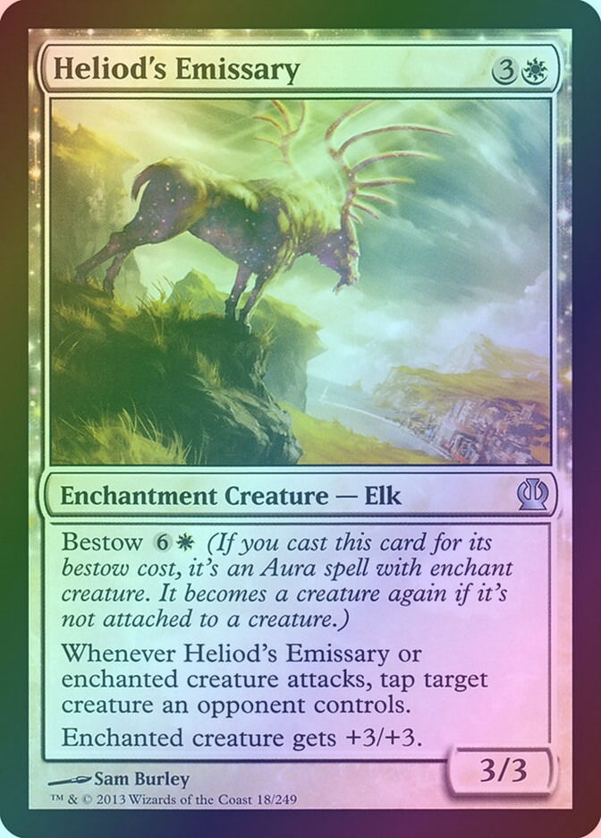 Heliod's Emissary (THS) (18) / Foil