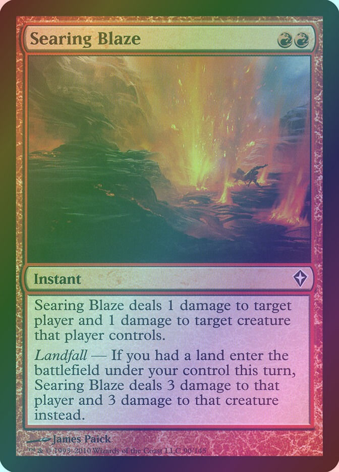 Searing Blaze (WWK) (90) / Foil