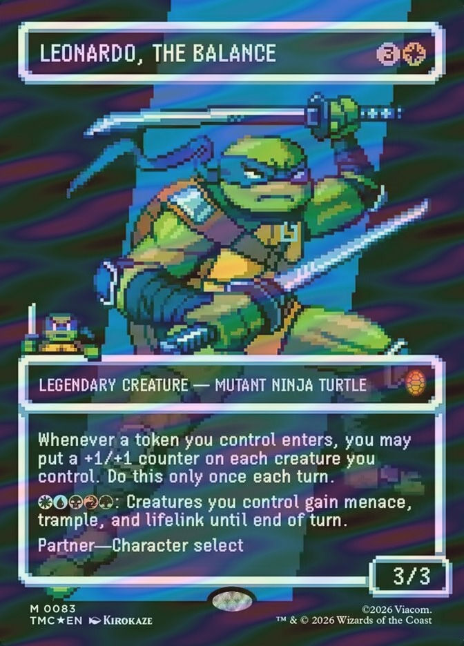 Leonardo, the Balance (TMC) (83) / Borderless / Surge Foil