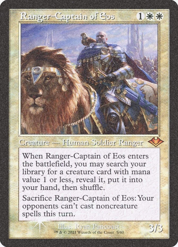 Ranger-Captain of Eos (H1R) (5) / Foil Etched