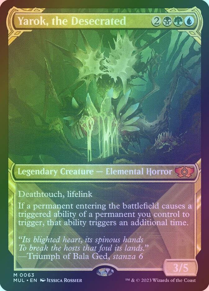 Yarok, the Desecrated (MUL) (63) / Showcase / Foil