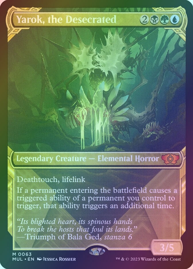 Yarok, the Desecrated (MUL) (63) / Showcase / Foil