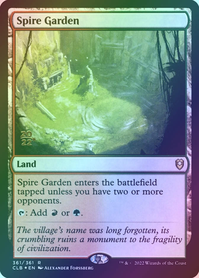 Spire Garden (PCLB) (361s) / Foil