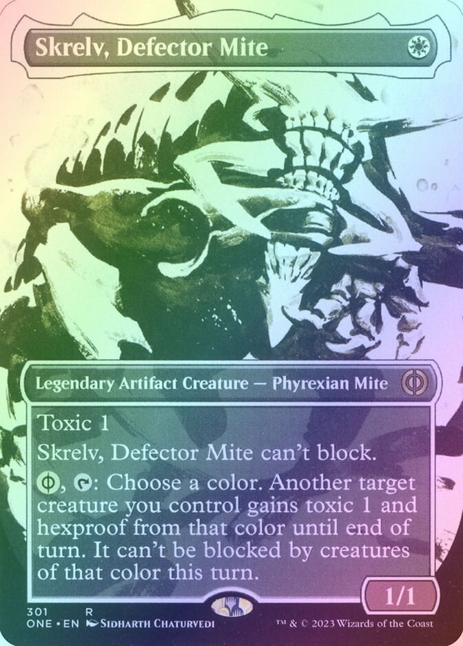 Skrelv, Defector Mite (ONE) (301) / Borderless / Showcase / Foil