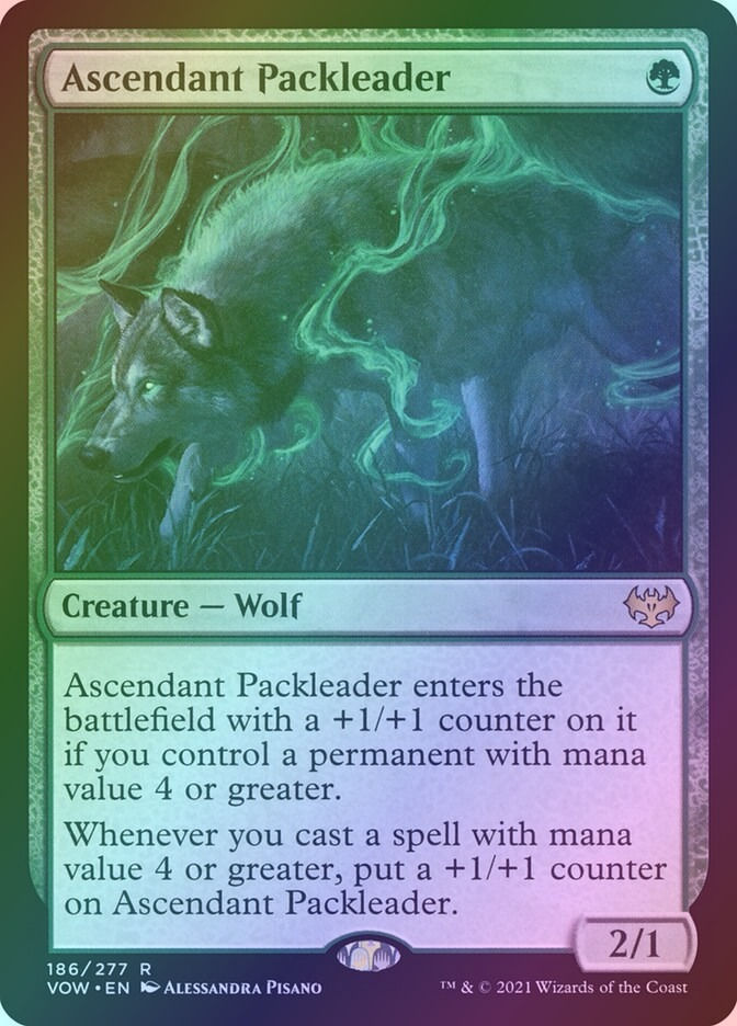 Ascendant Packleader (VOW) (186) / Foil