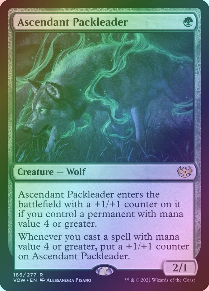 Ascendant Packleader (VOW) (186) / Foil